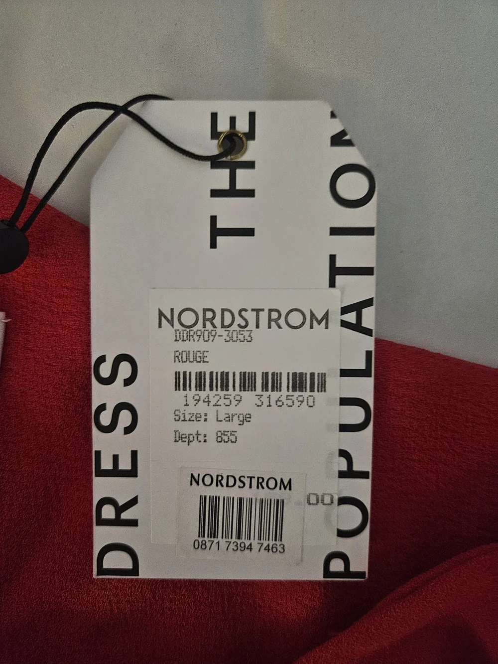 Dress the Population title nwt